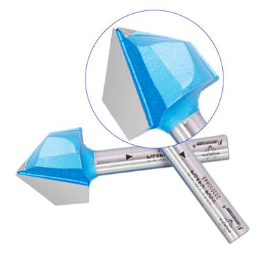 Beli High Precision V Groove Router Bit Double Flute Chamfer Carbide Tipped Woodworking Tool Bits online manufacture