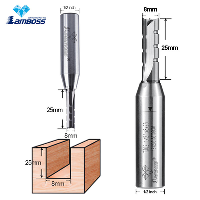 Beli ODM Lamboss Tct Triple Edge Splitting Knife Router Bit Woodworking Milling Cutter Straight Bit online manufacture