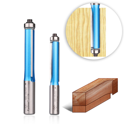 Beli Lamboss Long Blade Straight Bit With Bearing Woodworking Milling Cutter Pemotong pemotong online manufacture