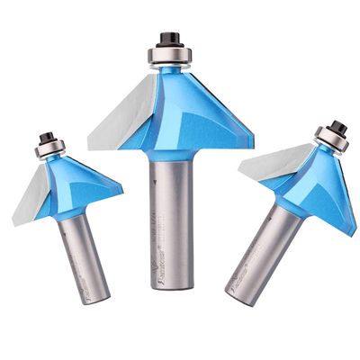 Beli Lamboss Router Bits 45 derajat Milling Cutter TCT Chamfer Bit Untuk Pengerjaan Kayu online manufacture