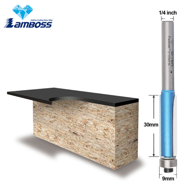 Beli Lamboss Straight Cut Router Bit Straight Bit Dengan Bearing Trimming Milling Cutter online manufacture