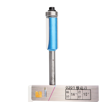 Straight Antiwear Bearing Router Bits Serbaguna Tahan Karat