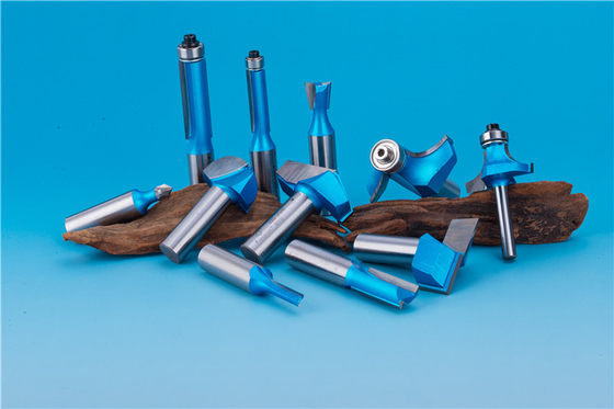 Anti Abrasi Dua Seruling Router Bit, Bor Karbida Seruling Lurus Anti Korosi
