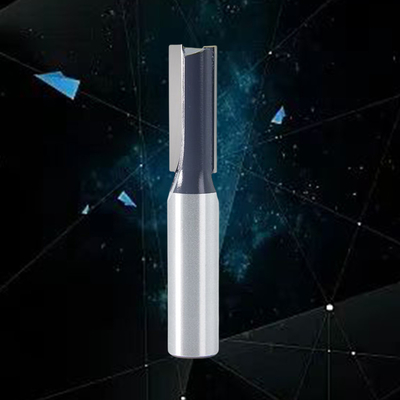 Anticorrosive Two Flute Straight Router Bits Kelas Industri Tahan Aus