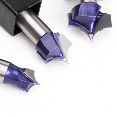 Lamboss Point Cutting Over Groove Router Bit untuk kayu CNC Kayu Ukiran Bit