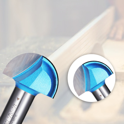 1/2' Diameter Moulding Router Bit Untuk Panel Kayu Pintu Cove Bit Dengan Bearing