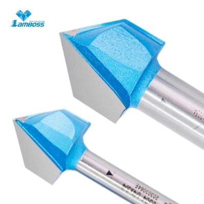Bentuk V Ukiran Bit Molding Router Bit Karbida End Mills Untuk gergaji Dan Kayu