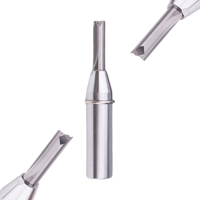 OEM TCT Straight Bit Lamboss Kayu Router Bit 2mm 3mm 4mm 6mm Karbida 2 Flutes