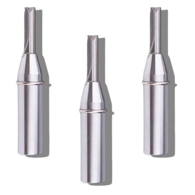 Pemotong Kayu Penggilingan CNC TCT lurus Bit Untuk Multiple Woodworking