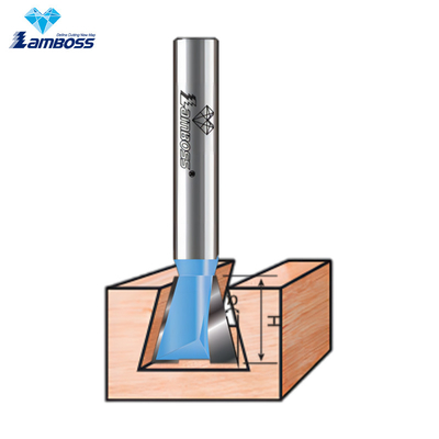 1/2 1/4 Kayu Ukiran Milling Cutter Dovetail Router Bits Untuk Mesin CNC