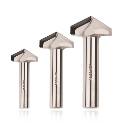 Pcd Cutters Industri Tingkat Berlian Tip Bit Untuk MDF Chipboard
