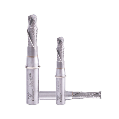 Bahan Karbida Disesuaikan TCT Straight Bit Dengan Kekerasan Tinggi Untuk Pemotongan Kayu