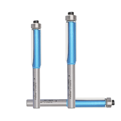 Top-notch Lamboss Straight Bit Dengan Bearing Woodworking Router Bit Trimming Alloy Milling Cutter