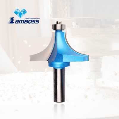 Lamboss Corner Round Bit With Bearing Wood Router Bit Milling Cutter untuk pengerjaan kayu halus