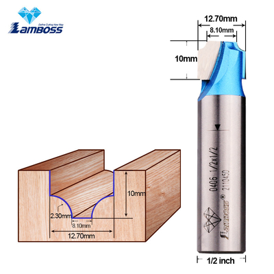 Lamboss Flat Bottom Milling Cutter Kayu Router Bits Ukiran Cutter Bor Bit Untuk Kayu
