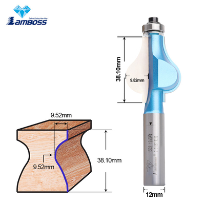 Lamboss Handrail Bit Dengan Bearings Untuk Woodworking Router Ukiran Bit Cove Box Bit