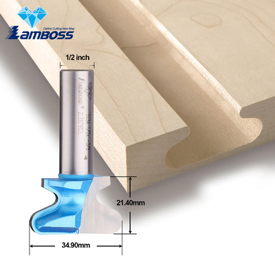 Lamboss End Mill Router Bit Untuk Kayu Dovetail Router Bit A Double Finger Bit