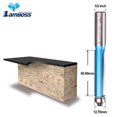 Lamboss Straight Flute Router Bit Dengan Bearings 1/2 