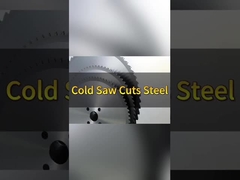 Cold Metal Blades Circular Saw 80mm Arbor Untuk Patah Bar Solid Baja Permukaan Pemotongan halus